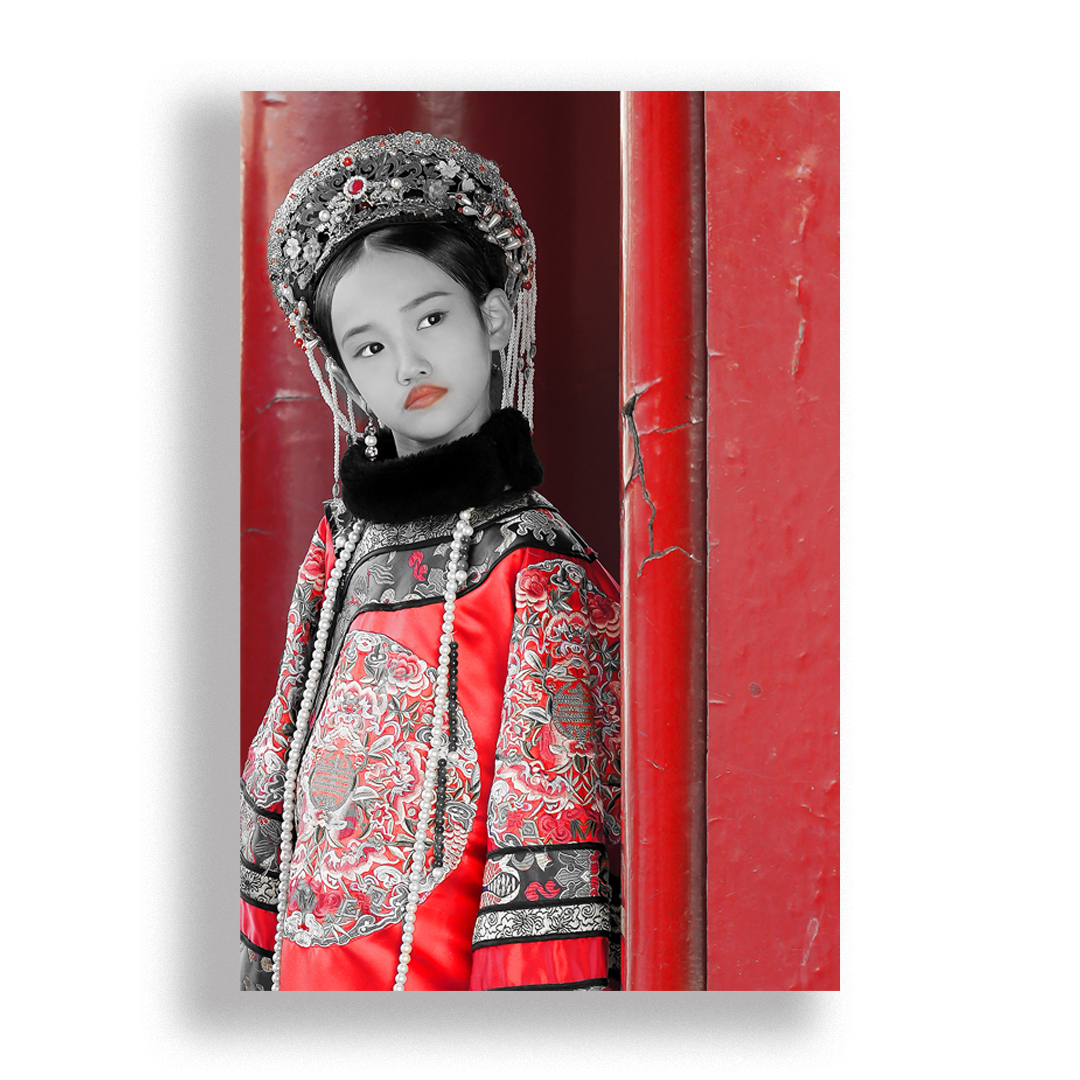 Girl - photo de Sabine Chabot - série Rouge Chine